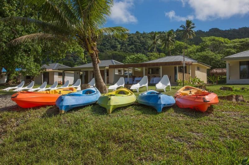 Blue Bay Resort & Restaurant بورت فيلا المظهر الخارجي الصورة